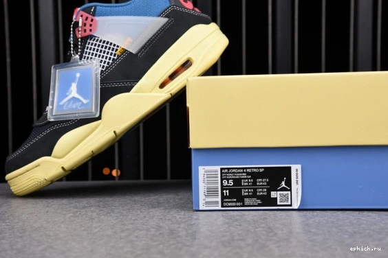 Cheap EP AIR Off DC9533-001 Jordan Retro 4 Noir Union DC9533-001 1218